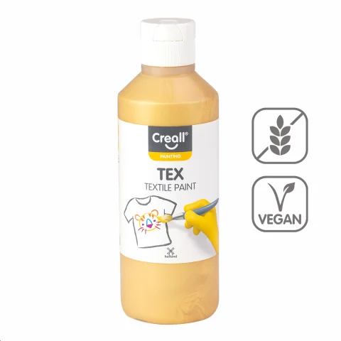 Barvy na textil CREALL 250ml zlatá Bezpečná Platba
